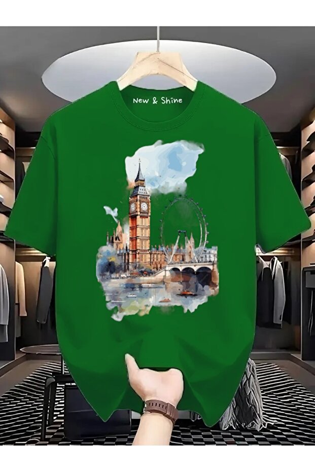 Landscape London Printed Oversize T-Shirt