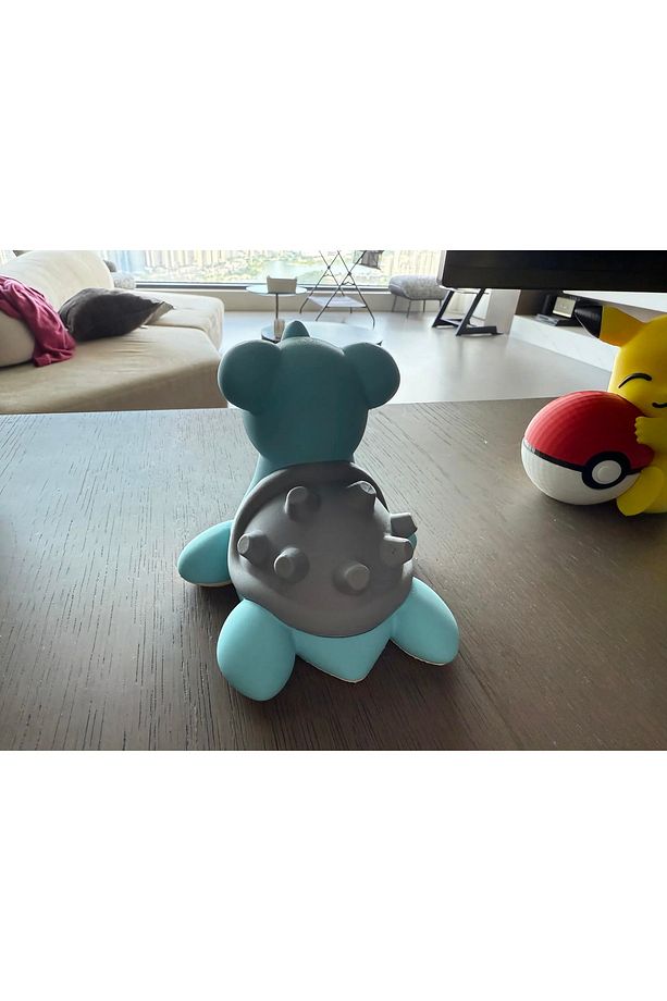 Q-Version Lapras Figürü – 12 cm Çok Renkli Plastik Koleksiyon Oyuncağı | Çok Parçalı 3D Baskı - 2