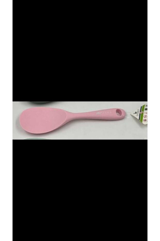 Plastic Rice Spoon Multicolored Silicone - 6