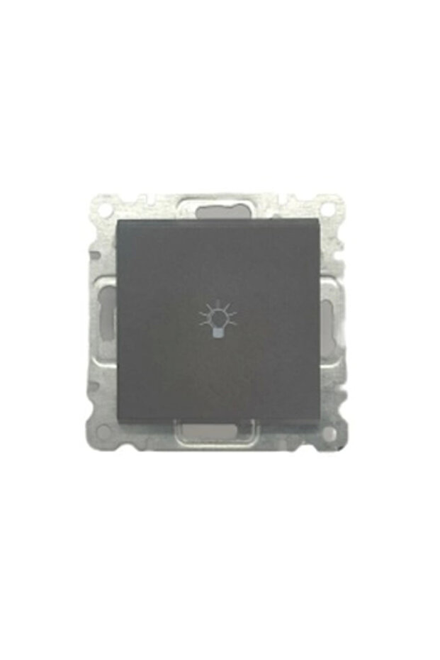 Smoke ring button light module frameless - compatible frame for socket and switch - 2
