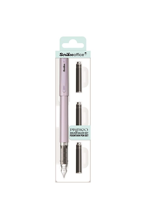 WizDesign Primeo Dolmakalem Set M Uç Lila (3'lü Mor Kartuş) - 1