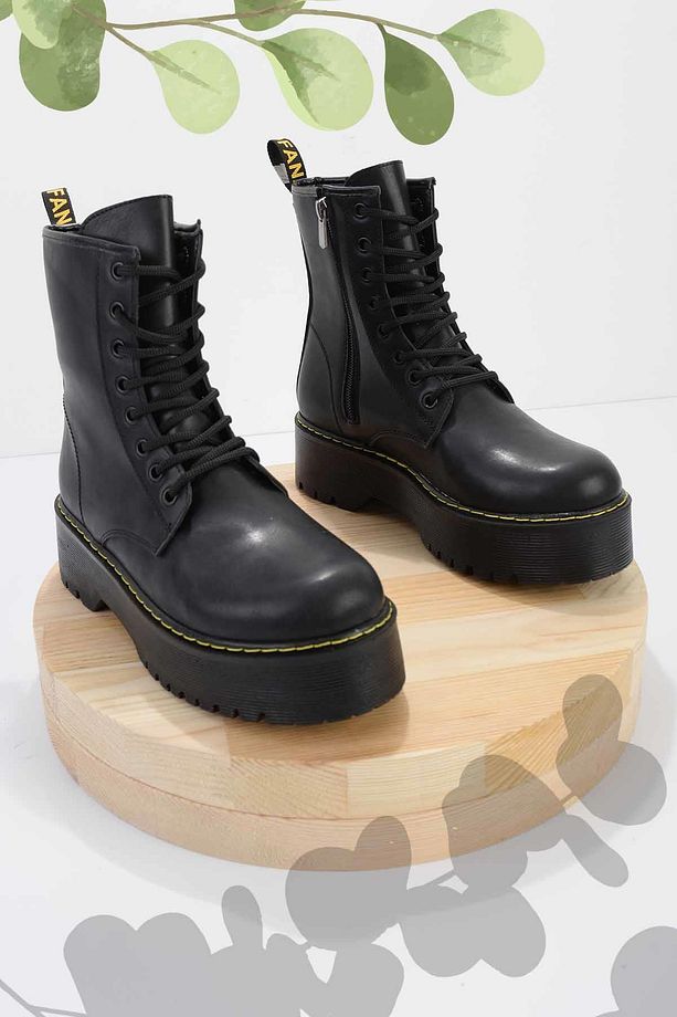 Siyah Kadın Bot & Bootie K02823410009 - 2