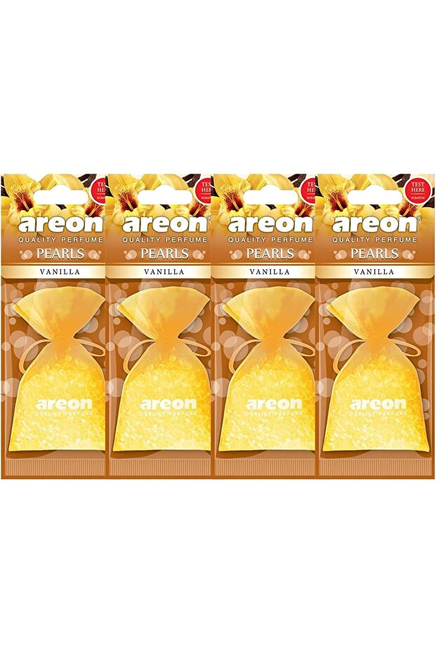 Pack Of 4 Air Freshener Pearls Vanilla