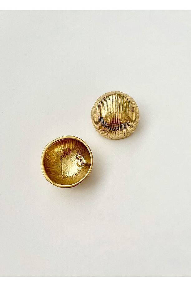 Gold Çelik Küpe - 3