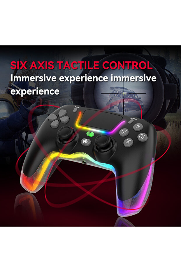 P07 PS4/Android/IOS/PC Gamepad – Kablosuz Bluetooth Oyun Denetleyici (Switch Destekli) - 2