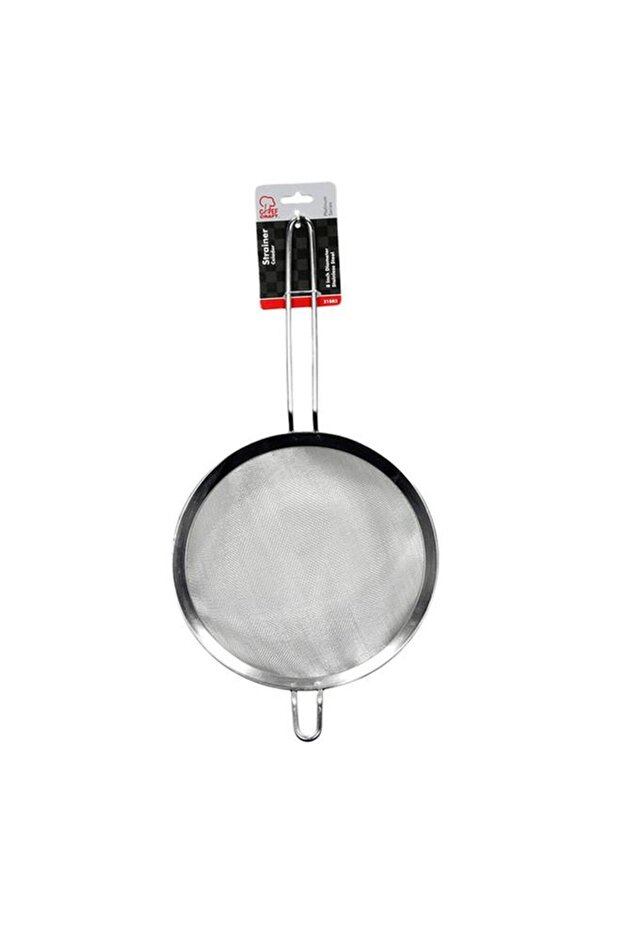 مصفاة شبكية من شيف كرافت، كروم، مقاس 8 بوصات - 6