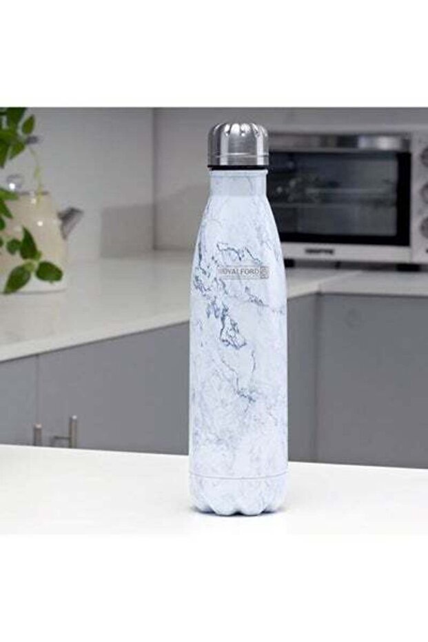 Ss Vacuum Water Bottle 500Ml 7Cm X27Cm Multicolor White/Grey/Silver 500ml