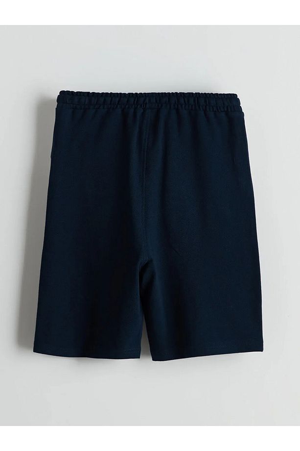 LCW Kids Lacivert Beli Lastikli Erkek Çocuk Şort - 3