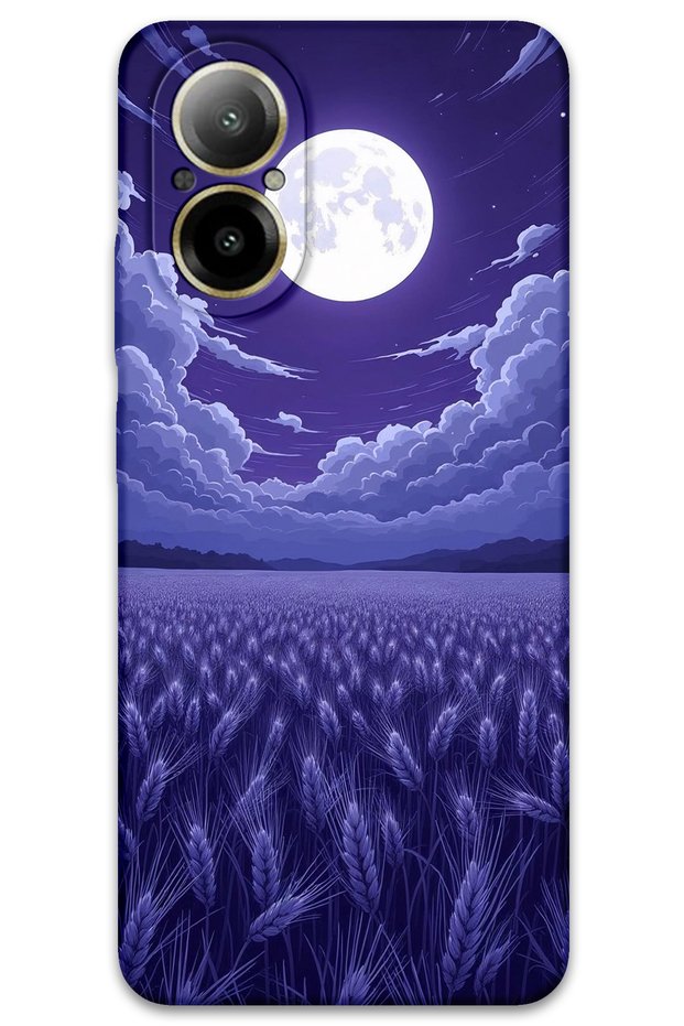 Realme 12 Lite Compatible Flower Pattern Phone Case + Screen Protector - 5797