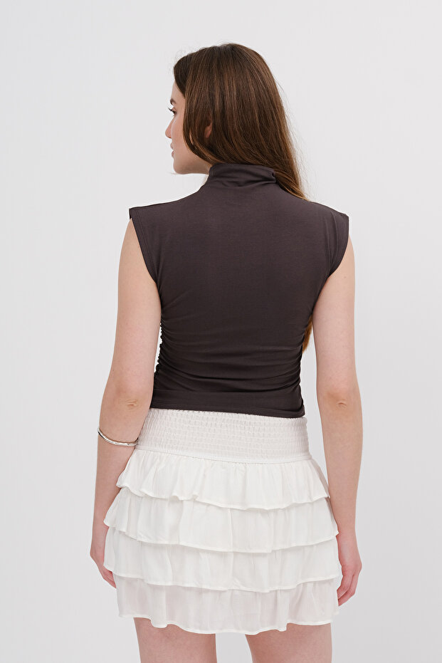 Dik Yaka Basic T-shirt P1396-DK1DK8ASN75 - 6