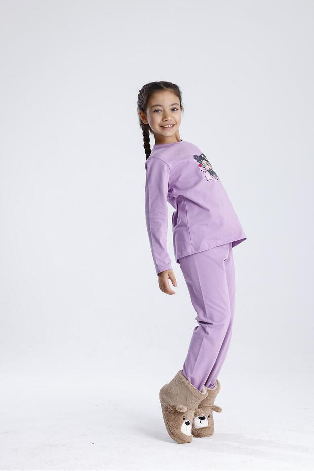 طقم بيجامة مطبوعة - 3