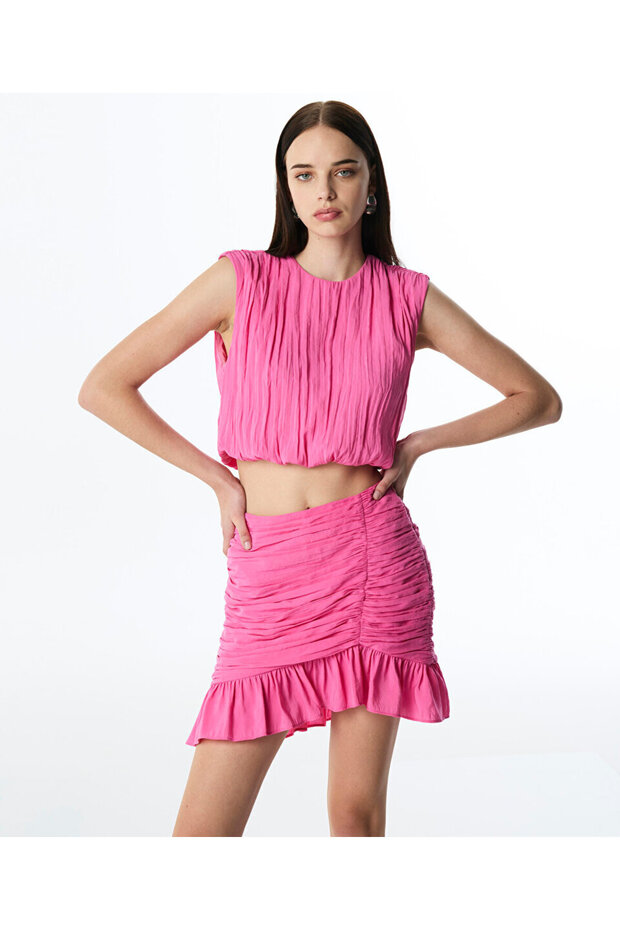 SIRT DEKOLTELİ BLUZ - 1