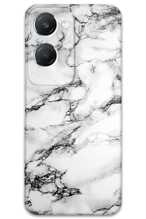 Vivo Y18 Compatible Marble Pattern Phone Case + Screen Protector - 5817