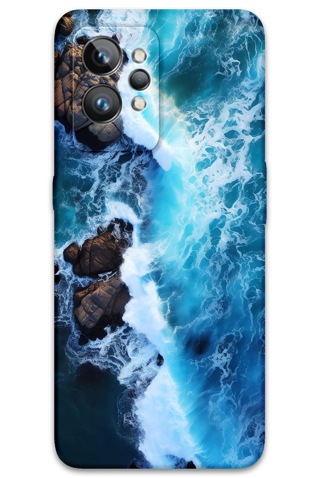 Realme Gt 2 Pro Compatible Marble Pattern Phone Case + Screen Protector - 5810
