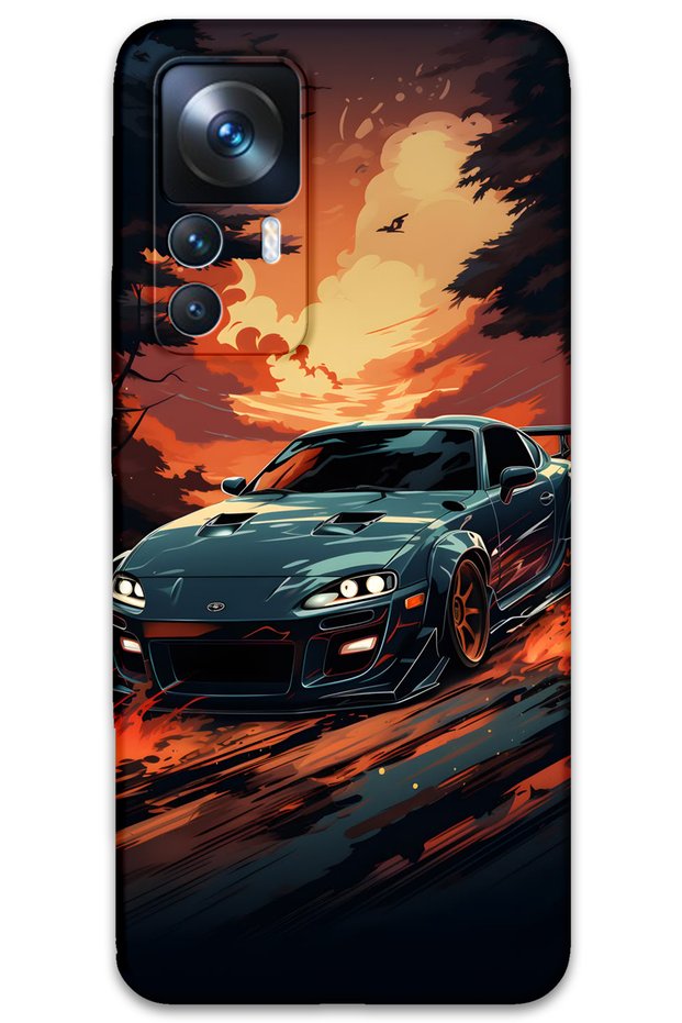 Xiaomi Mi 12t Pro Compatible Car Pattern Phone Case + Screen Protector - 5766