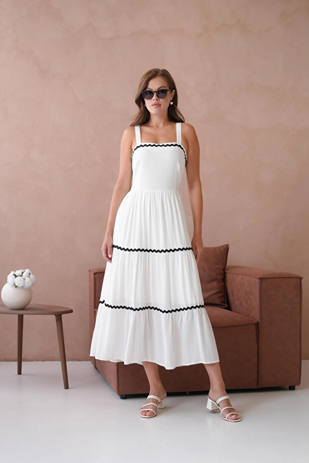 Rochie de vară cu bretele - 6