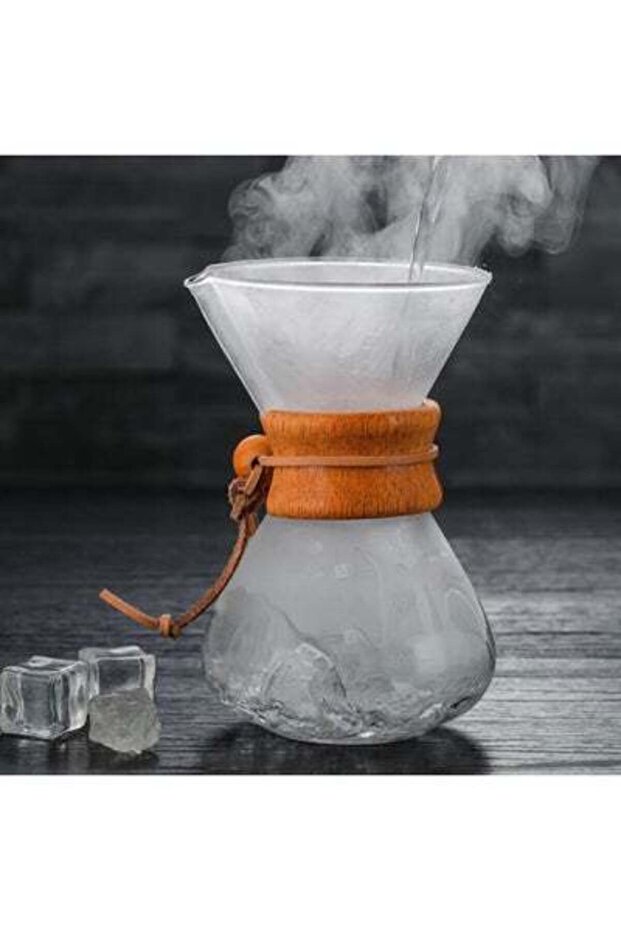 ماكينة تحضير القهوة كيمكس بتقنية الفلترة والتنقيط - شفافة 400 مل - 5