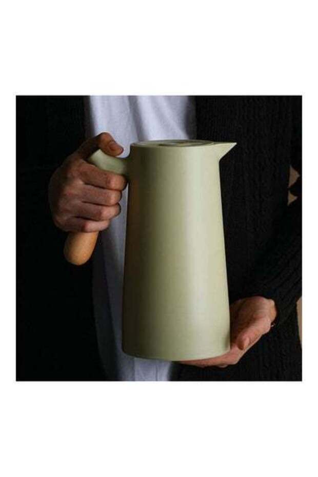 إبريق قهوة مفرغ من الهواء باللون الأخضر - 3