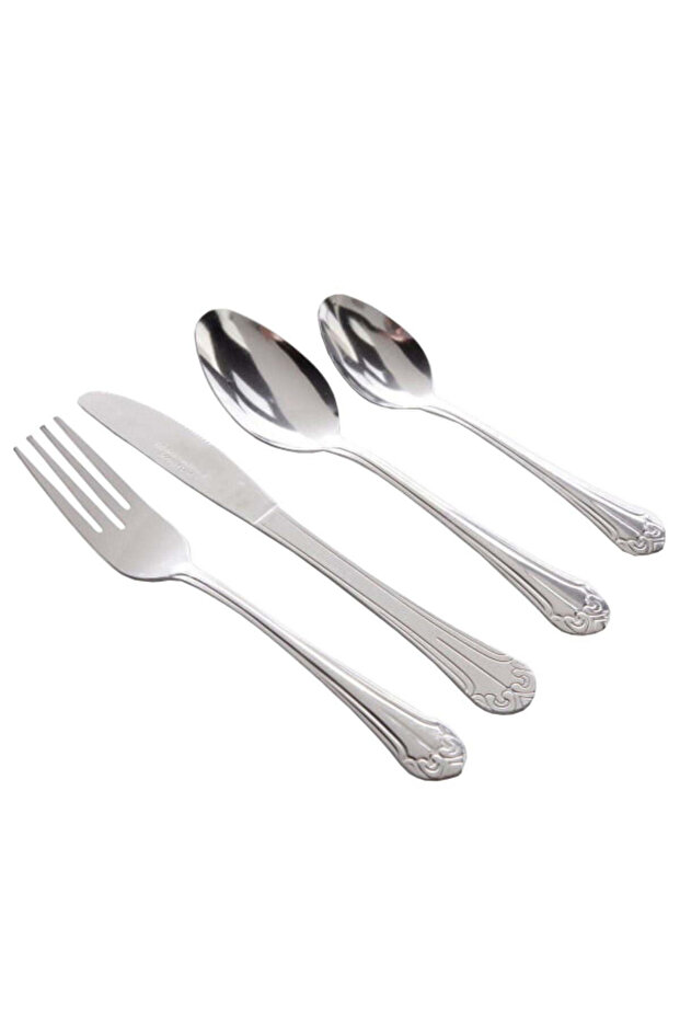 24-Piece Mariano Dishwasher Safe Stainless Steel Flatware Set