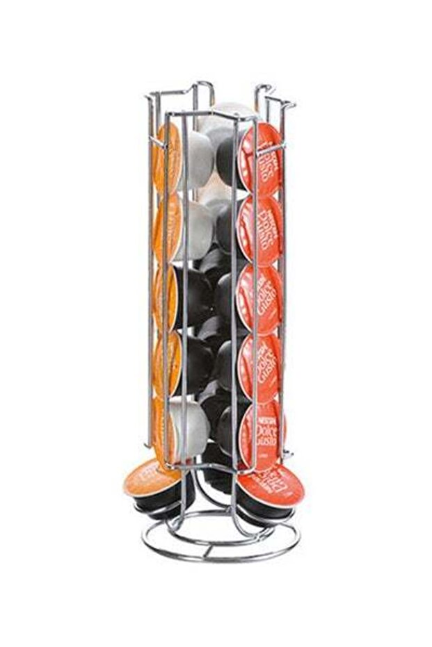 Coffee Metal Storage Rack Silver 0.4kg