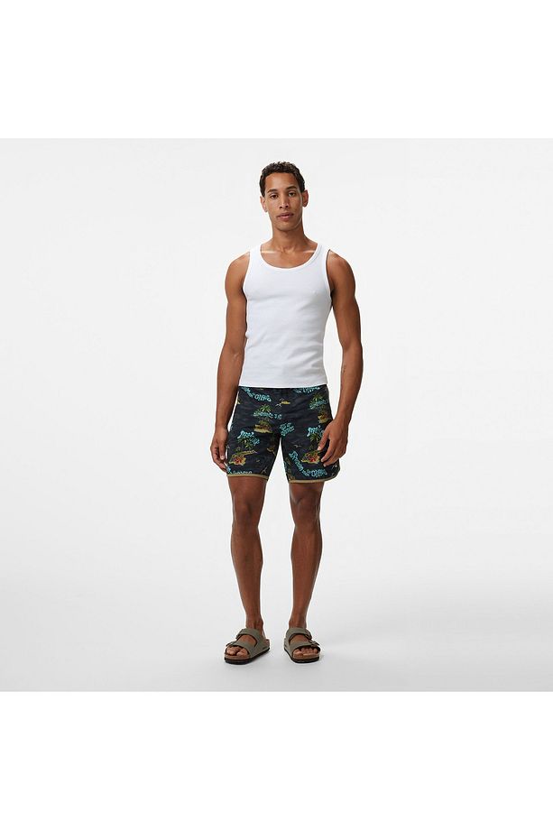 Surfsilk Scallop 18 Erkek Siyah Deniz Şortu - 1
