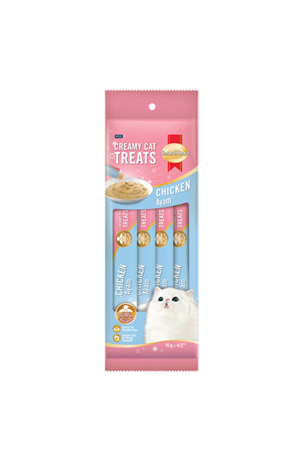 Creamy Cat Treats Chicken Flavor 15 g x 4 Packs