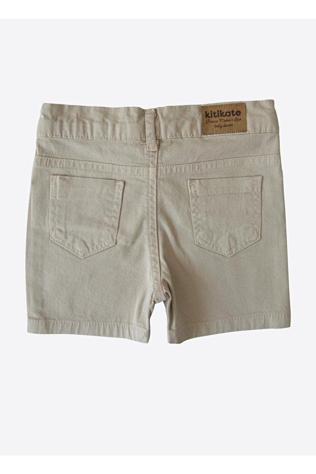 Organik Dean Şort Bej - 2