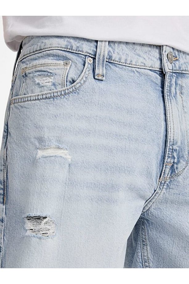 Wyatt Erkek Regular Fit Denim Şort - 3