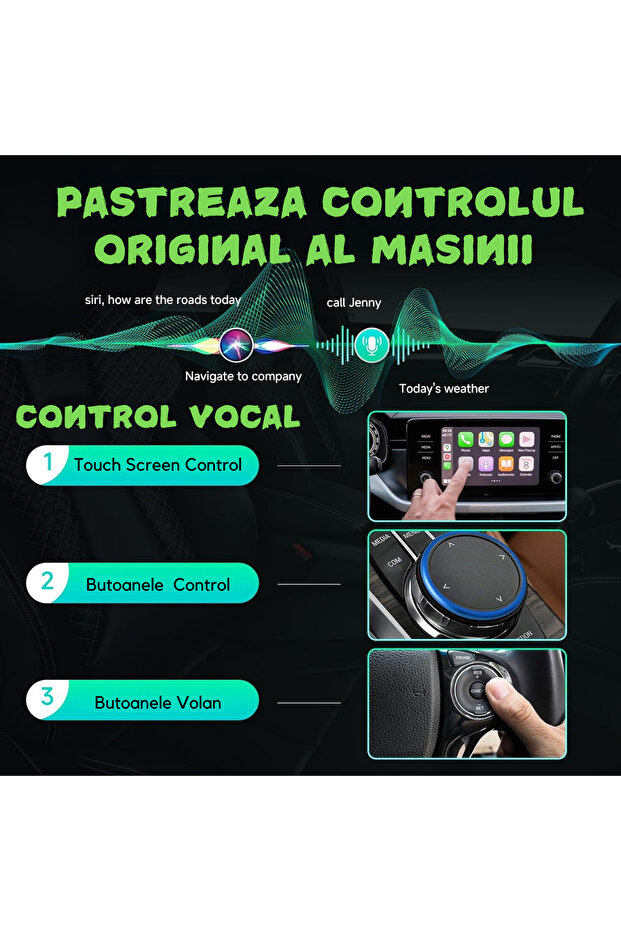 ATOMKIT® Wireless Adapter for CarPlay & Android Auto, lux OPERATING SYSTEM, Black - 6