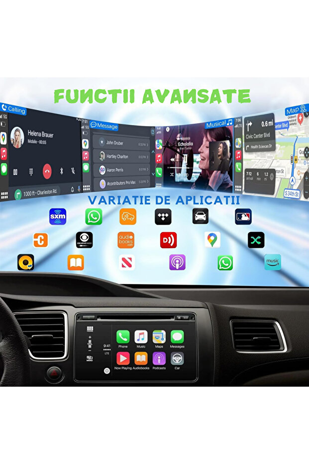 ATOMKIT® Wireless Adapter for CarPlay & Android Auto, lux OPERATING SYSTEM, Black - 9