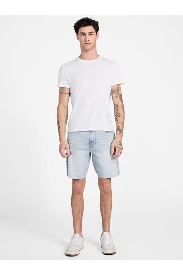 Wyatt Erkek Regular Fit Denim Şort - 2