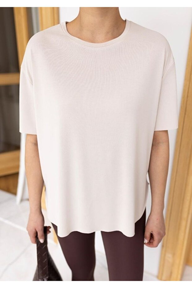Απλό μπλουζάκι oversized STONE - 2