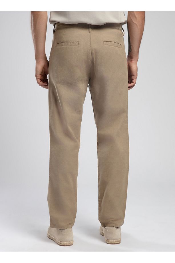 Normal Bel Straight Açık Camel Erkek Chino Pantolon 252 LCM 221009 MATTEO A. CAMEL - 3