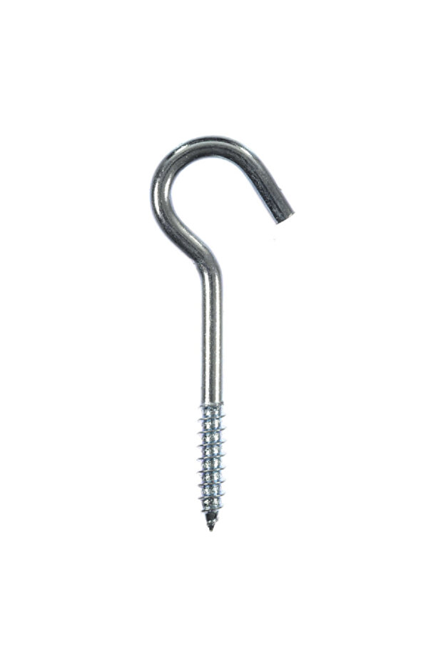 خطاف سقف فضي مكون من 6 قطع مقاس 2 1/8 بوصة - 2