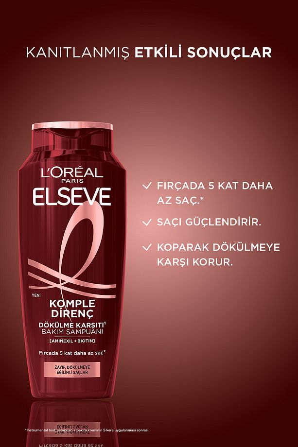 Komple Direnç Dökülme Karşıtı Şampuan 300 ml 3'lü Set - 5