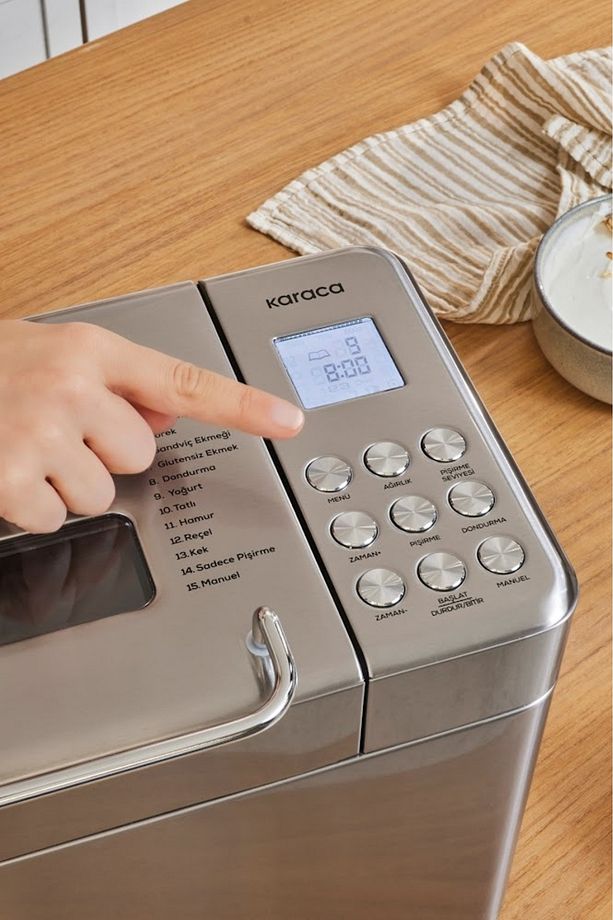 Bake Ice Inox 15 in 1 Çok Fonksiyonlu Dondurma, Reçel, Yoğurt, Hamur Yoğurma, Ekmek Yapma Makinesi - 2