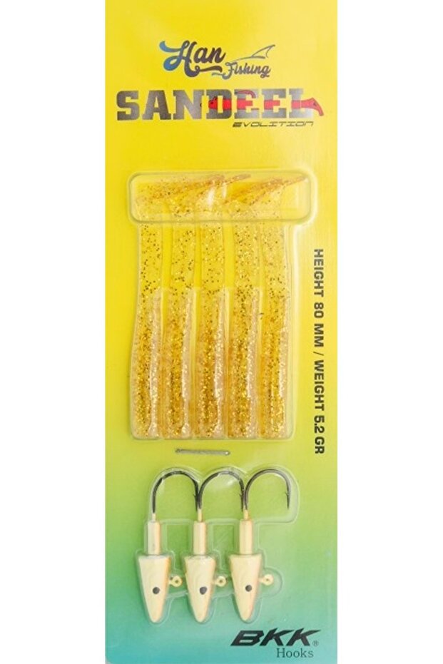 Sandeel 8 Cm 5.2 gr Silikon Yem - 1