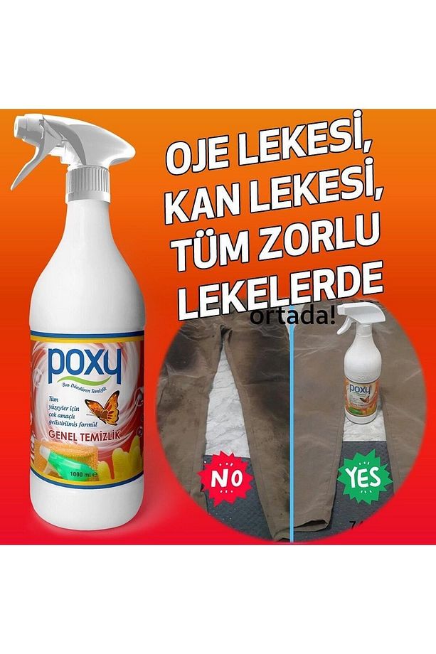 Sıvı Leke Çıkarıcı 1000 ml Genel Temizlik 1000 ml Konsantre - 7