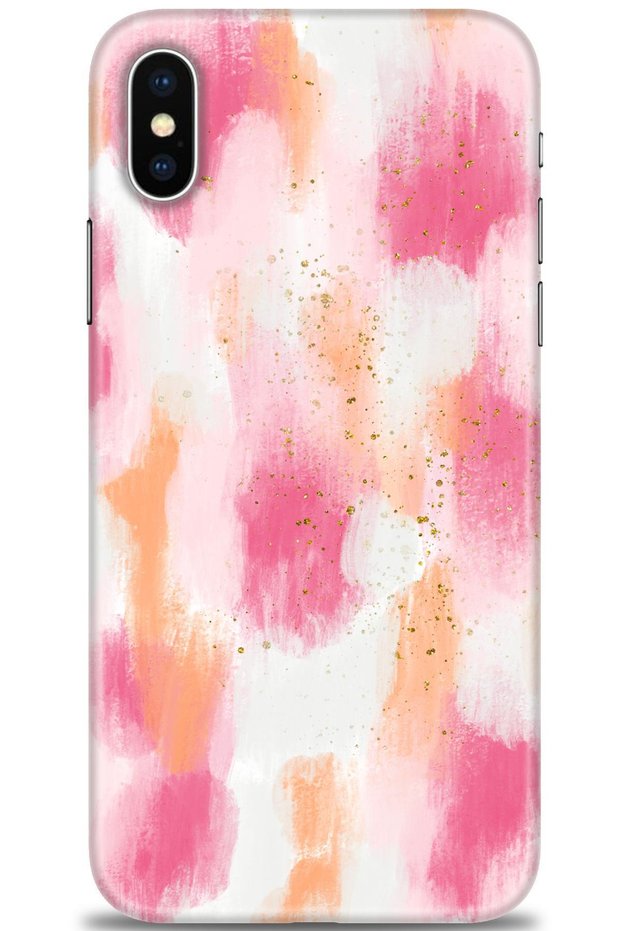 حافظة iPhone X Case HD مطبوعة - باليت وردي - MRC