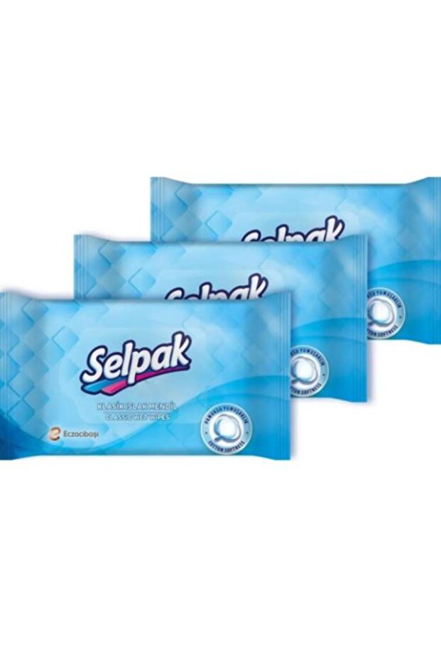 Klasik Islak Cep Mendil 3’lü - 1