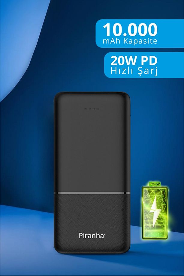 9005 Powerbank 10000mah / Type-c - Usb - Micro Usb Girişli / 22.5w Süper Hızlı Şarj - 1