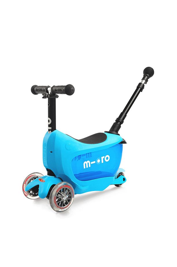 Mini2go Deluxe Plus 3 Tekerlekli Scooter Blue - 1