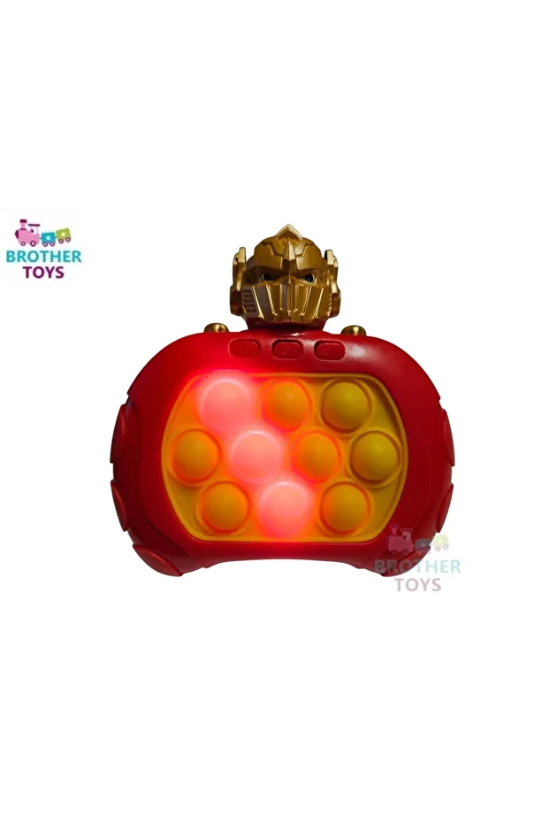 Işıklı Stres Giderici Popit Oyun Konsolu Pop It Oyuncak Quick Push Transformers Model - 5