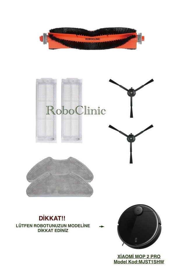 Xiaomi Mop 2 Pro Black Model Code:(Mjst1Shw) Compatible Renewal Set