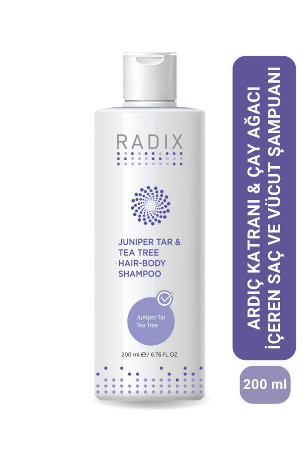 Hair Oil Control and Anti-Dandruff Shampoo with Juniper Tar and Tea Tree Extract 200ml