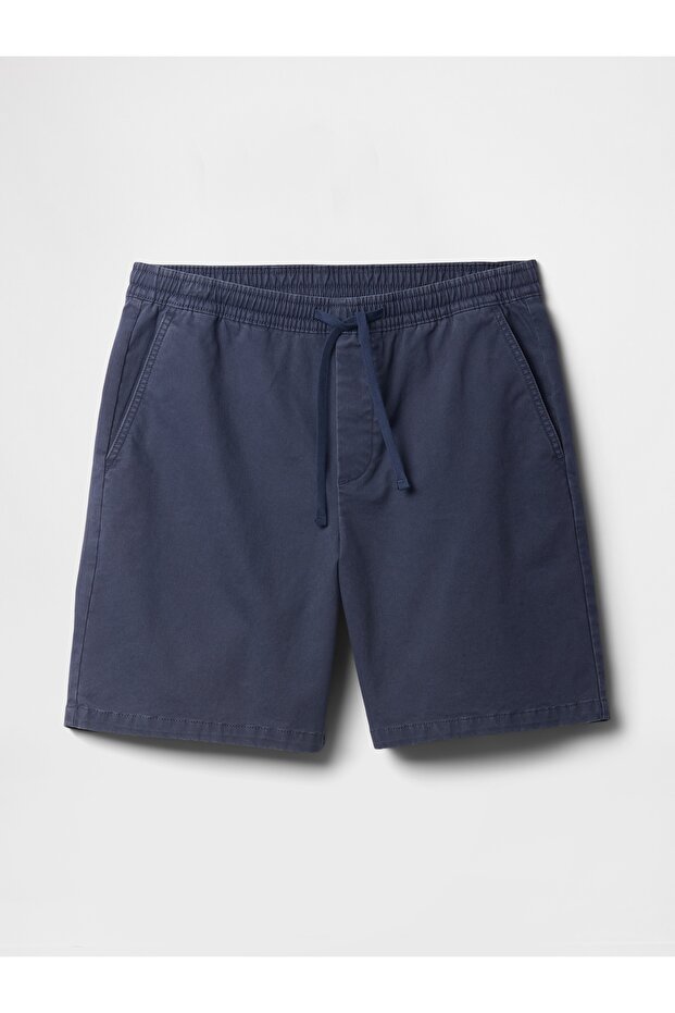 Erkek Lacivert Twill Şort - 2