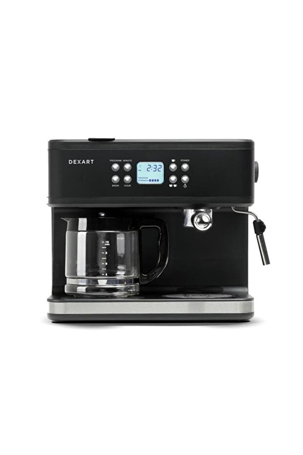 Home Barista 3-in-1 Filter Coffee Espresso Machine
