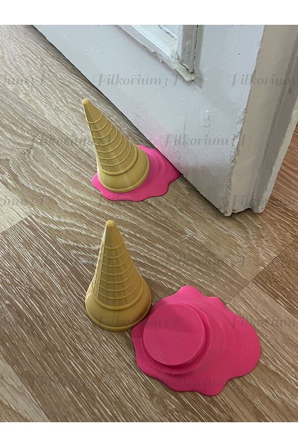 Dondurma Şeklinde Kapı Stopper, Kapı Durdurucu, Dondurmalı Kapı Altı Durdurucu - 5