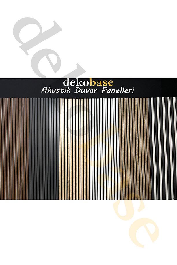 Antrasit 40x40cm Yeni Nesil Akustik Ahşap Duvar Paneli - 7