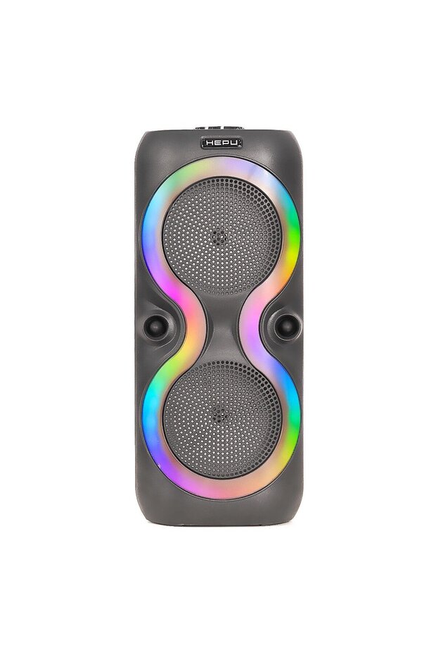 HP 110 Taşınabilir Bluetooth Hoparlör  Rgb 15 W rms Karaoke Mikrofon - 1